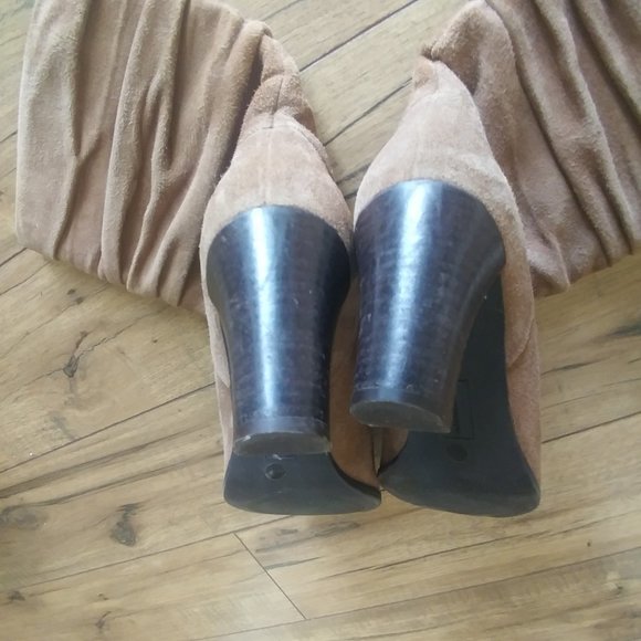 Worthington Heeled Boots - Camel - Picture 4 of 6
